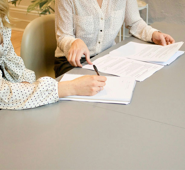 property paperwork review and signing